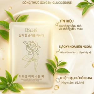 Mặt nạ dưỡng trắng và chống oxy hóa BSCHA